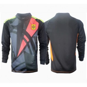 Španělsko Brankářské Venkovní Dres ME 2024 Dlouhý Rukáv